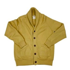 Fossil Varsity Cardigan Beige Sweater Men’s Size L